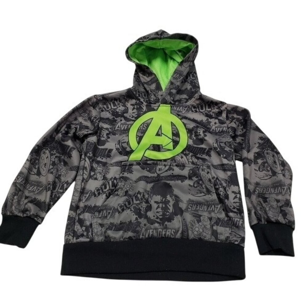 Marvel Avengers Boys Hoodie Jacket Size XS 4/5